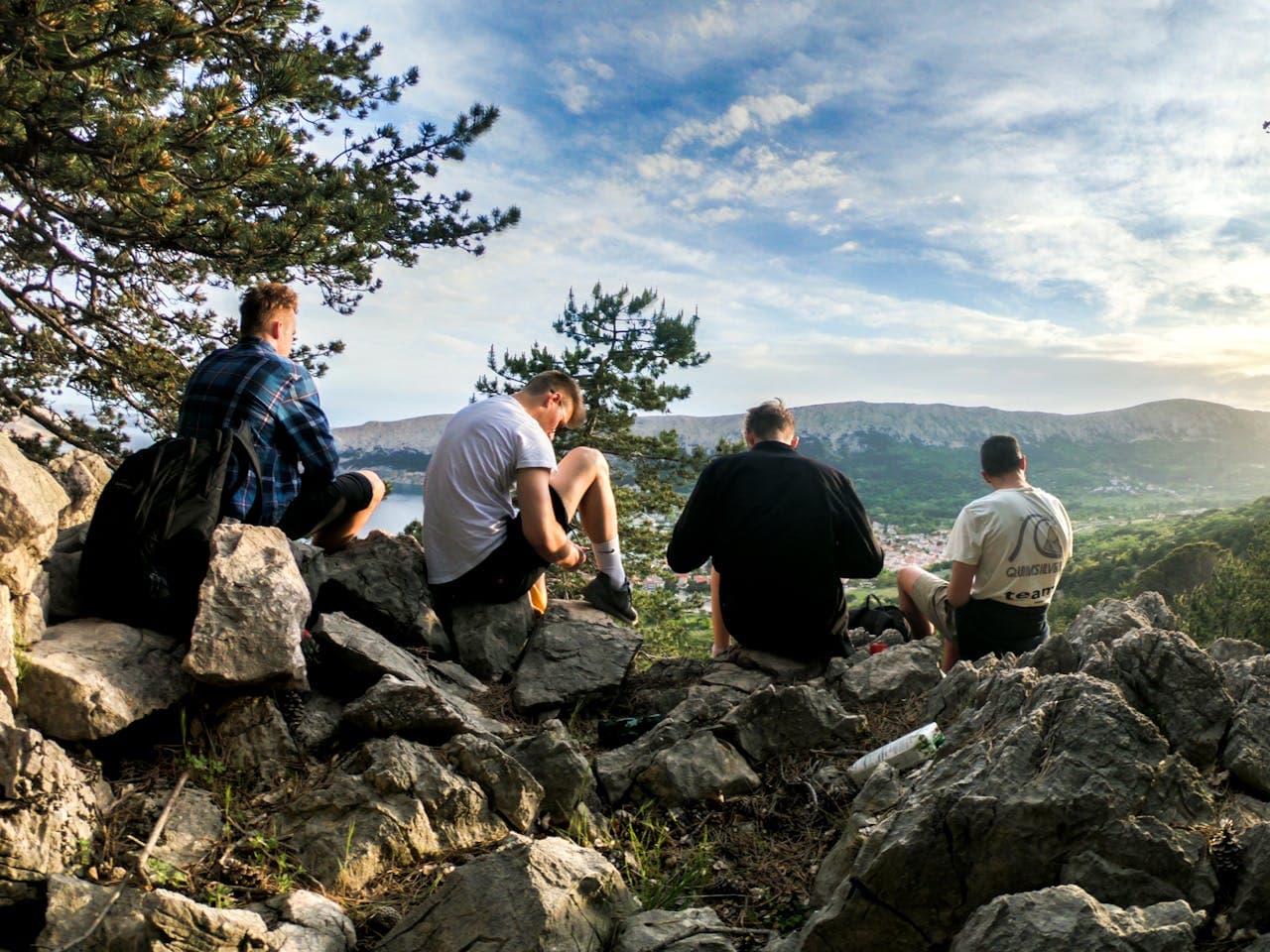 Group of travellers