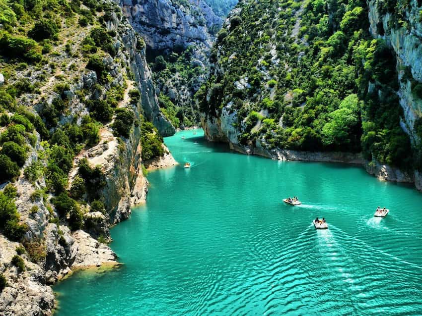 Rafting in Verdon Gorge